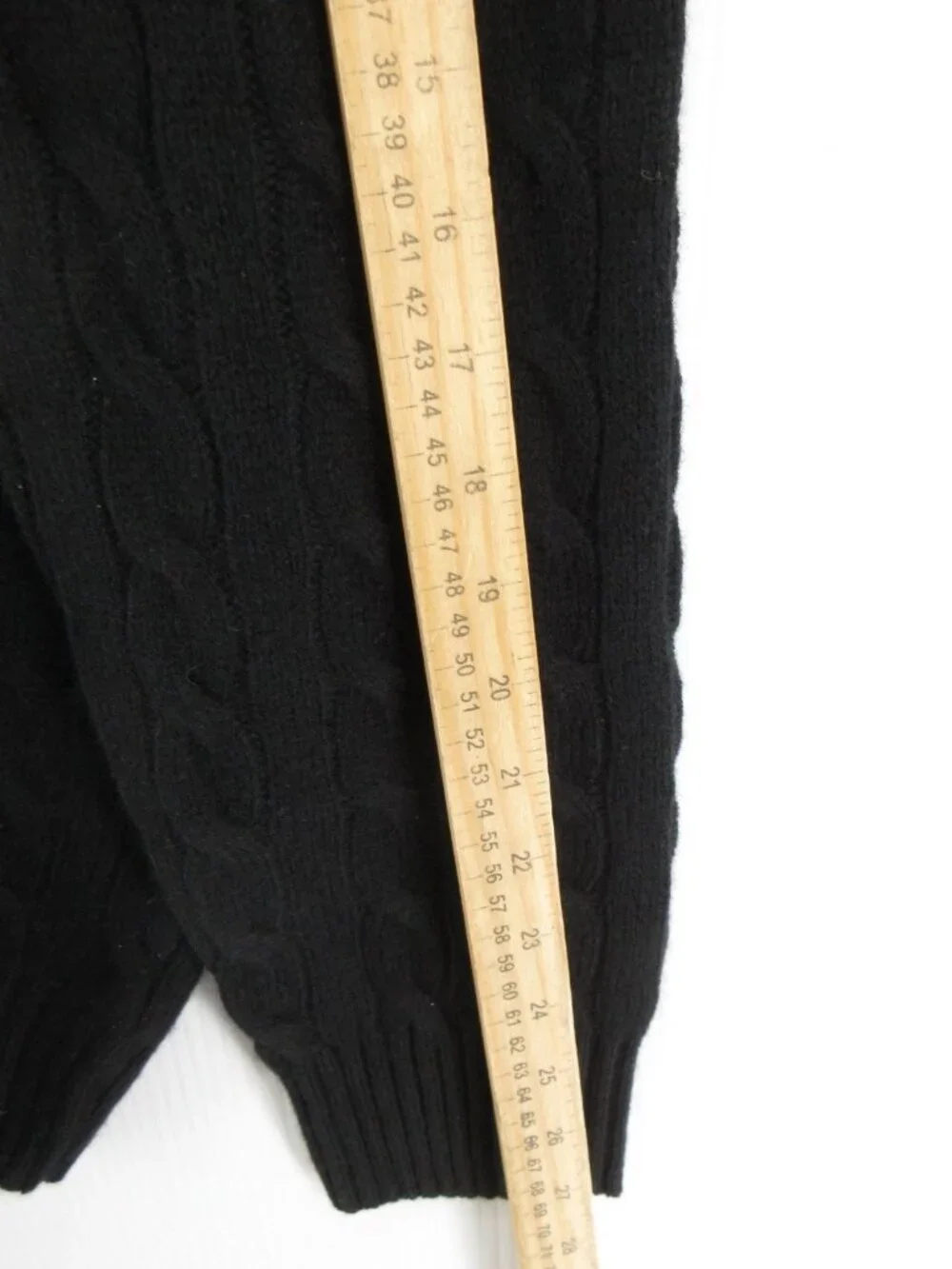 Polo Ralph Lauren Sweater 3XB Wool Cashmere Cable Knit Pony Crewneck